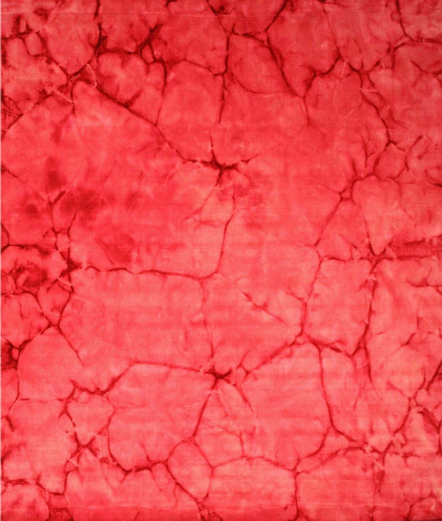 Isolated view of Sarrah Giselle Pink Hand Knotted Wool Rug, showcasing its intricate floral medallion design and subtle color variations.