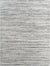 Isolated view of Delicate Striped Ivory Handmade Wool Rug, showcasing its design.