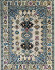 Cozy Lydia Beige Hand Knotted Wool Rug