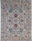 Dahlia Oriental Gray Hand Knotted Wool Rug