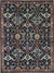 Isolated view of Delicate Oriental Brown Hand Knotted Wool Rug, showcasing its intricate, traditional Oriental design.