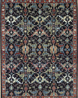 Isolated view of Delicate Oriental Brown Hand Knotted Wool Rug, showcasing its intricate, traditional Oriental design.