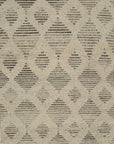 Dazzling Ophelia Beige Hand Knotted Wool Rug, showcasing its intricate hand-knotted construction and elegant beige palette.