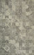 Isolated view of Cozy Quinn Gray Hand Tufted Wool Rug, showcasing its subtle geometric pattern and plush texture.