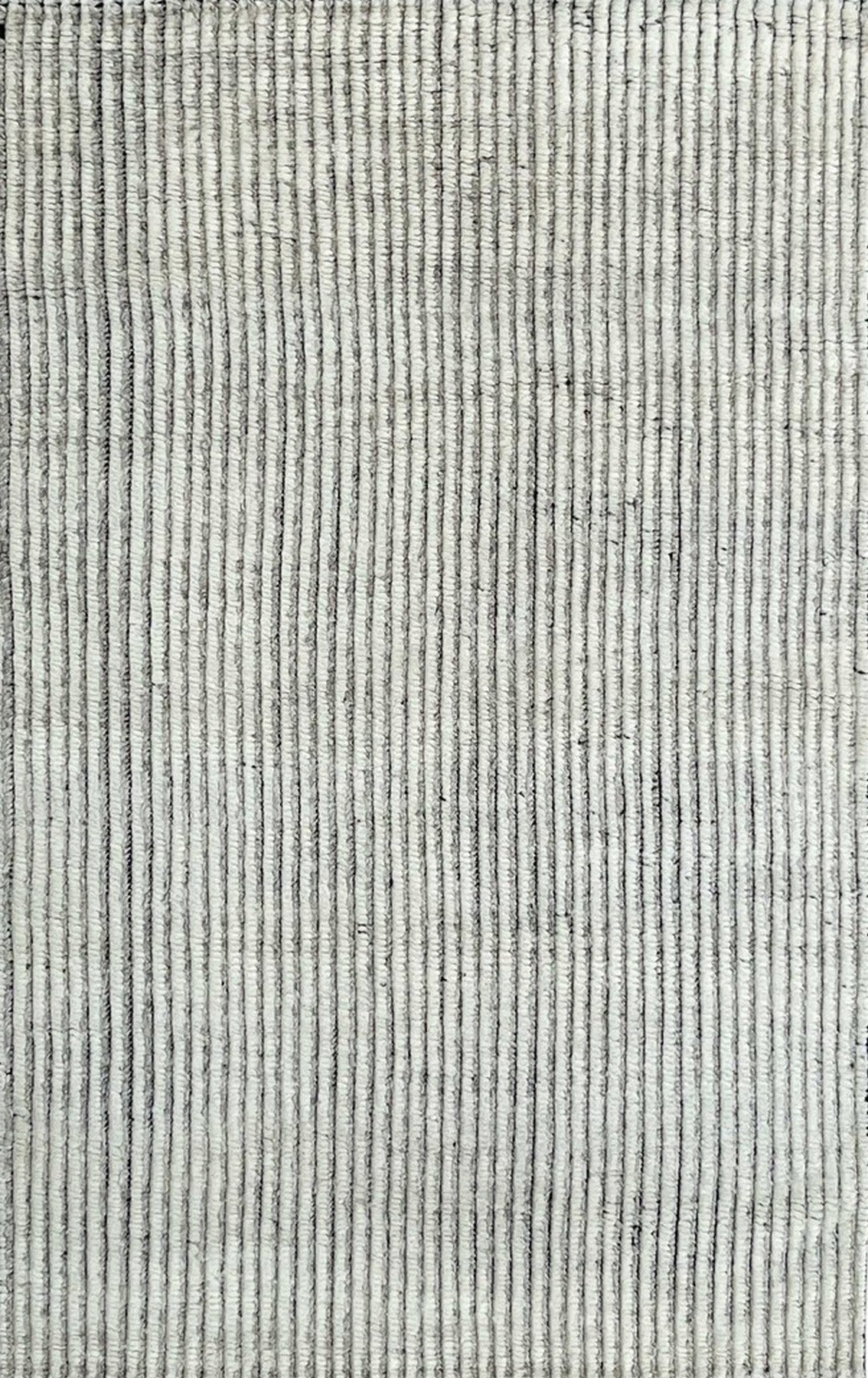 Isolated view of Graceful Vibrant Ivory Hand Knotted Wool Rug, showcasing its design.