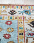 Classic Dazzling Brown Hand Knotted Wool Rug, showcasing a richly patterned, hand-knotted construction with a warm brown palette and intricate traditional design elements, presented in a lifestyle setting.