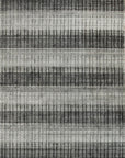 Isolated view of Comfortable Modern Gray Hand Knotted Wool & Viscose Rug, showcasing its design.