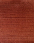 Isolated view showcases the intricate pattern of the Willow Dazzling Red Handmade Wool Rug.