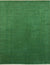 Isolated view of Jasmine Alluring Green Handmade Wool Rug, showcasing its design.