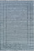 Isolated view of Jasmine Alluring Gray Handmade Wool Rug, showcasing its intricate geometric design.