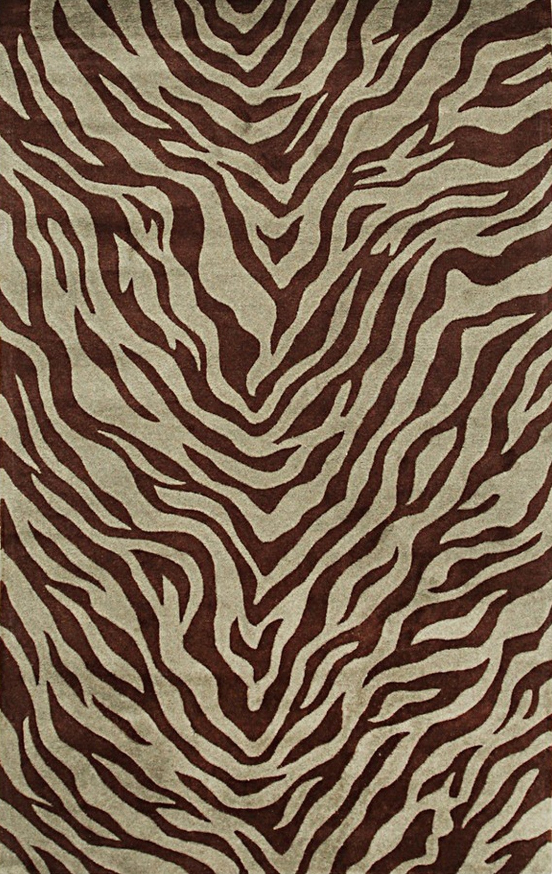 Isolated view of Giselle Xena Green Hand Tufted Wool Rug, showcasing its design.