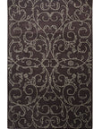 Isolated view of Willow Unique Brown Hand Tufted Wool Rug, showcasing its design.