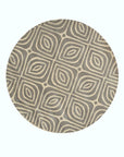Beautiful Luna Gray Hand Tufted Wool Rug, a sophisticated gray wool rug with a subtle, textural pattern, filling a bright, modern living room space.