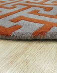 Comfortable Celia Gray Hand Tufted Wool Rug, soft gray tones and subtle texture create a calming atmosphere underfoot, showcasing the hand-tufted craftsmanship.