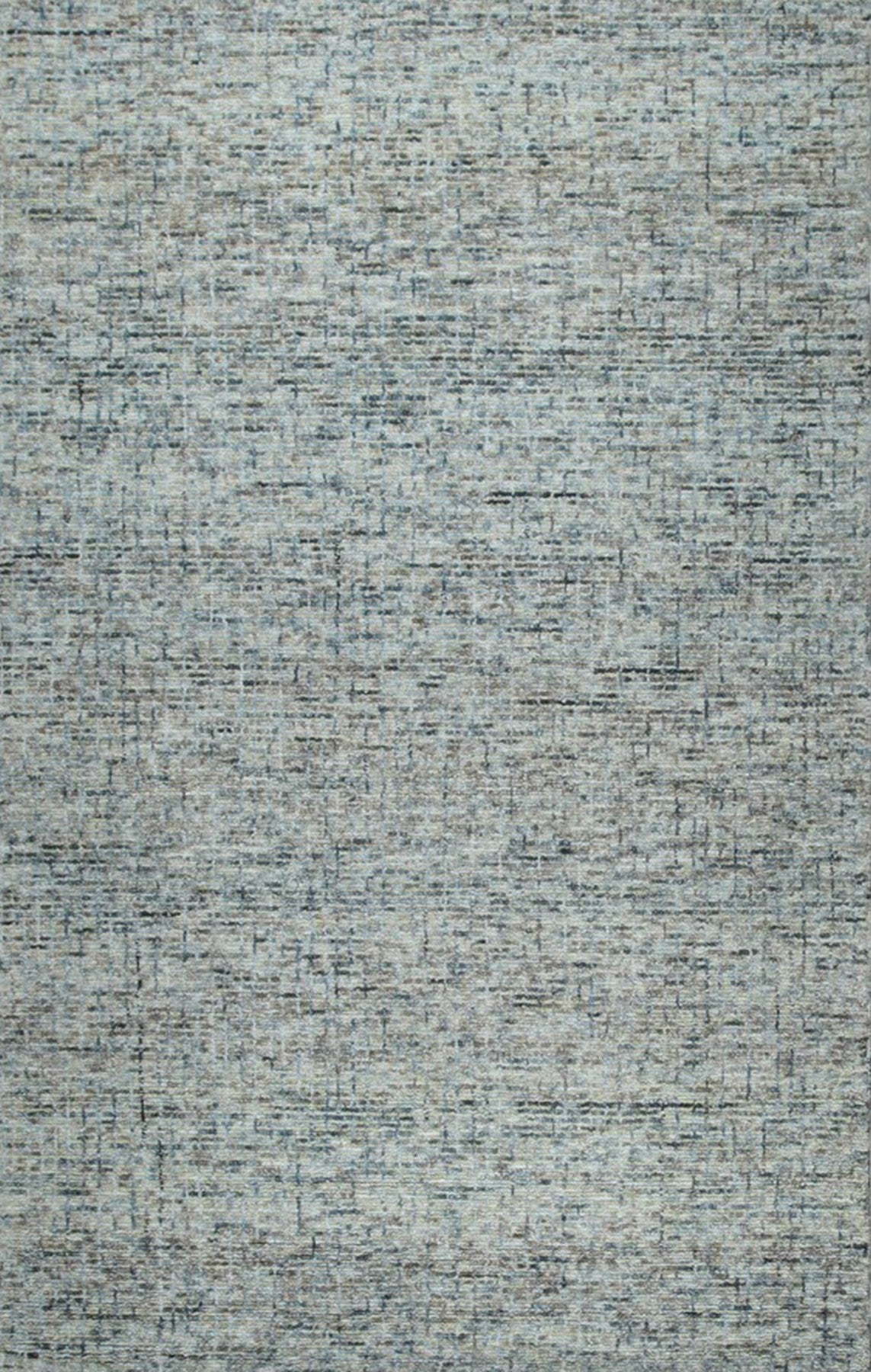 Isolated view of Maya Bianca Navy Hand Tufted Wool Rug, showcasing its design.
