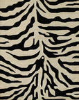 Isolated view of Cassandra Elegant Black Hand Tufted Wool Rug, showcasing its design.