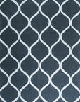 Isolated view of Beautiful Luna Black Hand Tufted Wool Rug, showcasing its design.