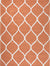 Maya Rustic Orange Hand Tufted Wool Rug: isolated view showcasing its textured, geometric design and warm, earthy color palette.