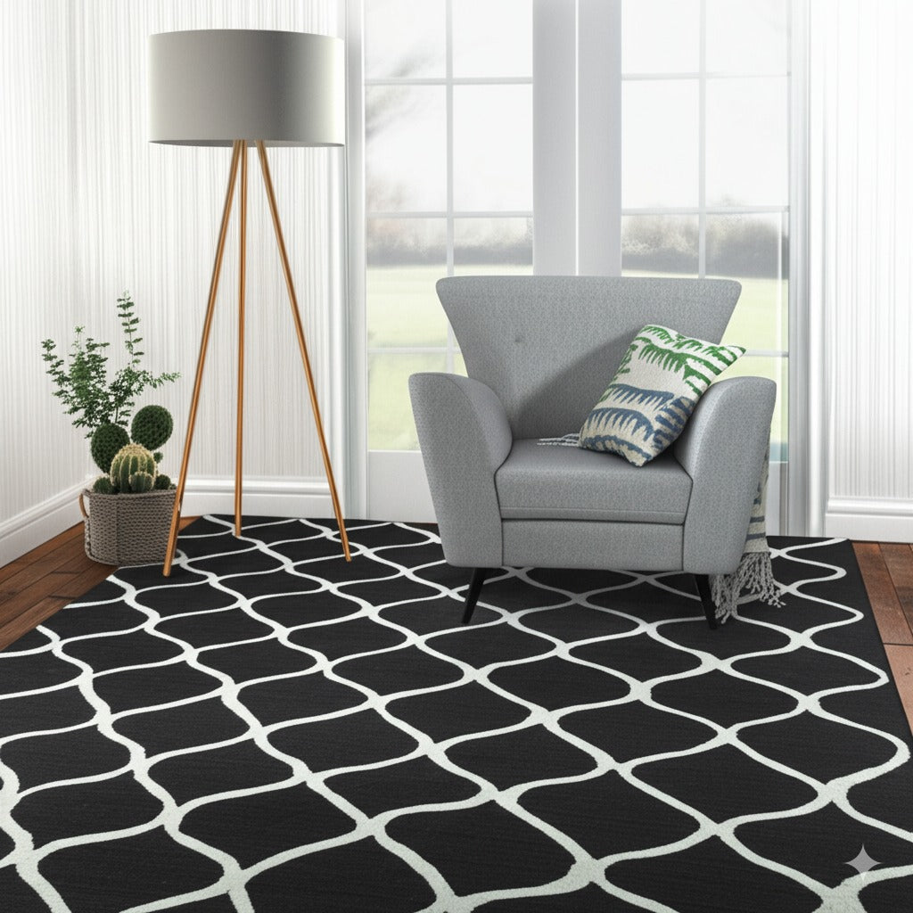 Sloane Willow Navy Hand Tufted Wool Rug