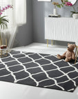 Sloane Willow Navy Hand Tufted Wool Rug