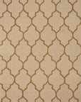 Isolated view of Ruby Trellis Light Beige Hand Tufted Wool Rug, showcasing its design.