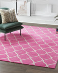 Willow Ella Pink Hand Tufted Wool Rug