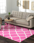Willow Ella Pink Hand Tufted Wool Rug