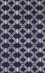 Isolated view of Penelope Moroccan Blue Hand Tufted Wool Rug, showcasing its design.