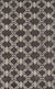 Isolated view of Refined Moroccan Gray Hand Tufted Wool Rug, showcasing its geometric lattice design and plush texture.