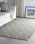 Classic Cozy Light Brown Hand Tufted Wool Rug