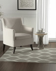Classic Cozy Light Brown Hand Tufted Wool Rug