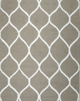 Isolated view of Classic Cozy Light Brown Hand Tufted Wool Rug, showcasing its design.