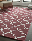 Giselle Iris Brown Hand Tufted Wool Rug
