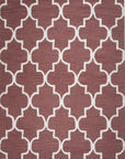 Isolated view of Giselle Iris Brown Hand Tufted Wool Rug, showcasing its design.