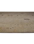 Hand Knotted Wool Ivory Traditional Oriental Peshwar Rug