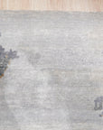 Hand-Knotted Wool & Bamboo Silk Ivory Classic Oriental Modern Classic Rug