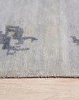 Hand-Knotted Wool & Bamboo Silk Ivory Classic Oriental Modern Classic Rug