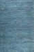 Isolated view of Jade Elegant Blue Hand Knotted Silk Rug, showcasing its intricate design.
