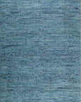 Isolated view of Jade Elegant Blue Hand Knotted Silk Rug, showcasing its intricate design.