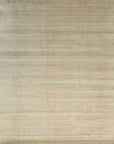 Elena Rhea Gold Handmade Wool & Viscose Rug's intricate design, an isolated view highlighting its texture and pattern.