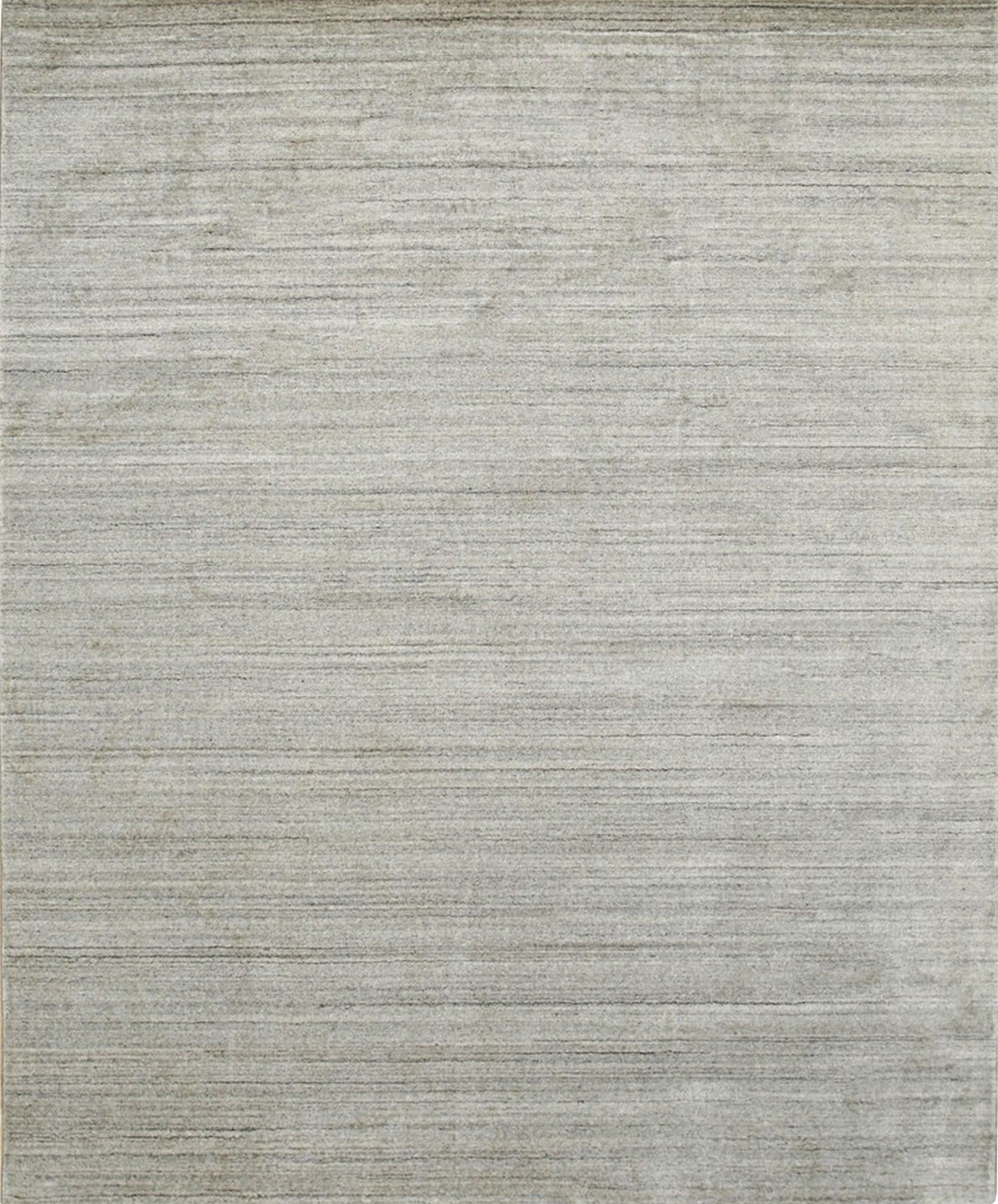 Isolated view of Maya Unique Beige Handmade Wool & Viscose Rug, showcasing its design.
