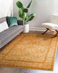 Stylish Hand-Tufted Wool Rust Traditional Oriental Morris Indoor Rectangular Area Rugs