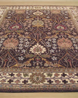 Luna Delicate Brown Hand Tufted Wool Rug, a delicate brown wool rug with subtle variations in tone, seen elegantly displayed showcasing its texture and hand-tufted construction.