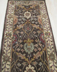 Luna Delicate Brown Hand Tufted Wool Rug, warm brown hues and plush texture define this hand-tufted wool rug, creating a welcoming atmosphere in a softly lit room.