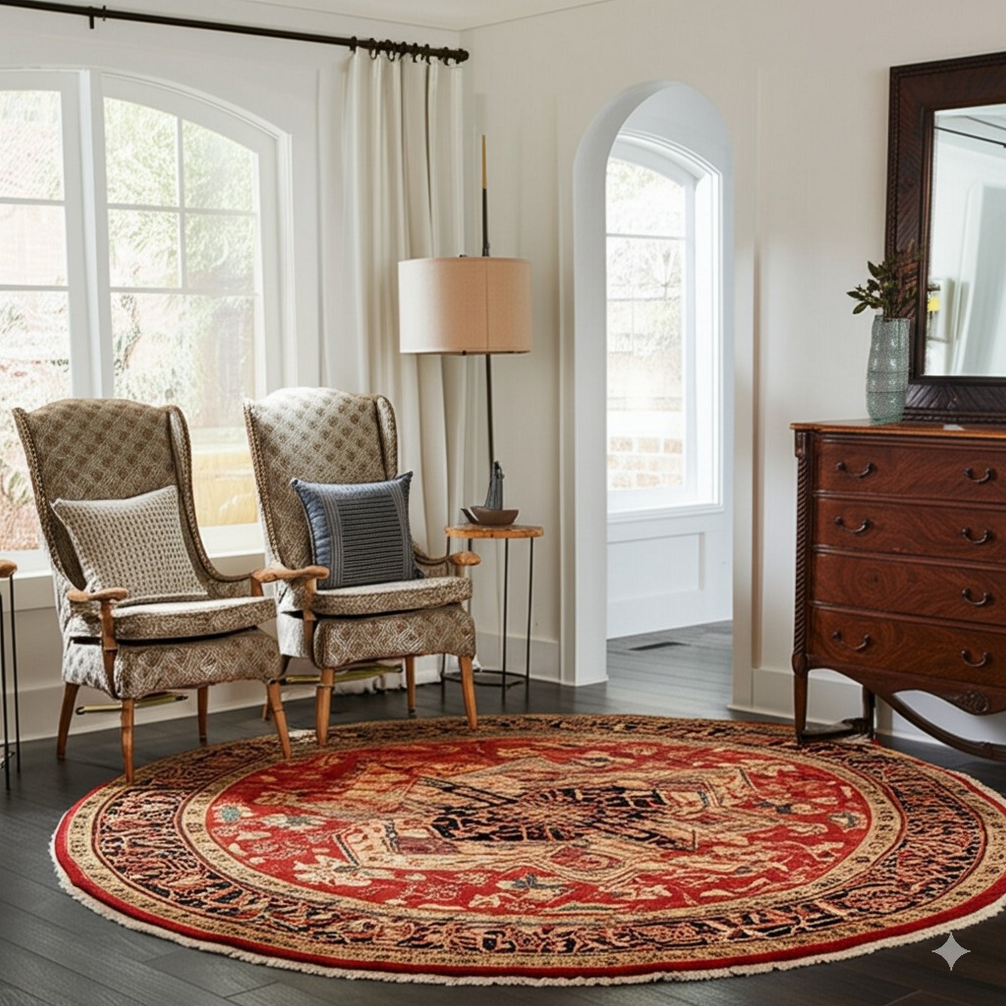 Harlow Oriental Rust Hand Knotted Wool Rug