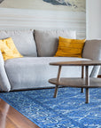 Sapphire Elegance Traditional Handmade Wool Rug