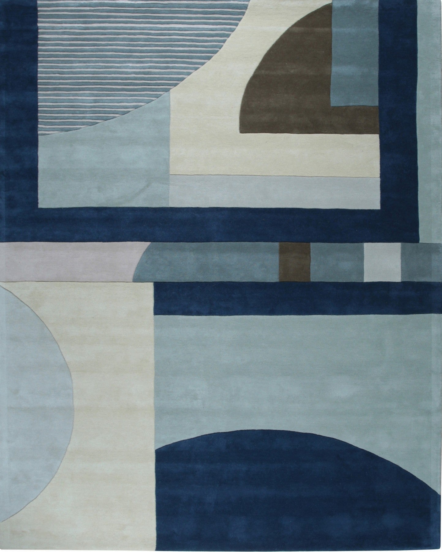Isolated view of Bespoke Iris Multicolor Hand Tufted Wool Rug, showcasing its vibrant floral design and plush texture.