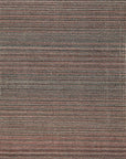 **Isolated view of Fiona Striped Navy Handmade Rug, showcasing its striped design and textured weave.**