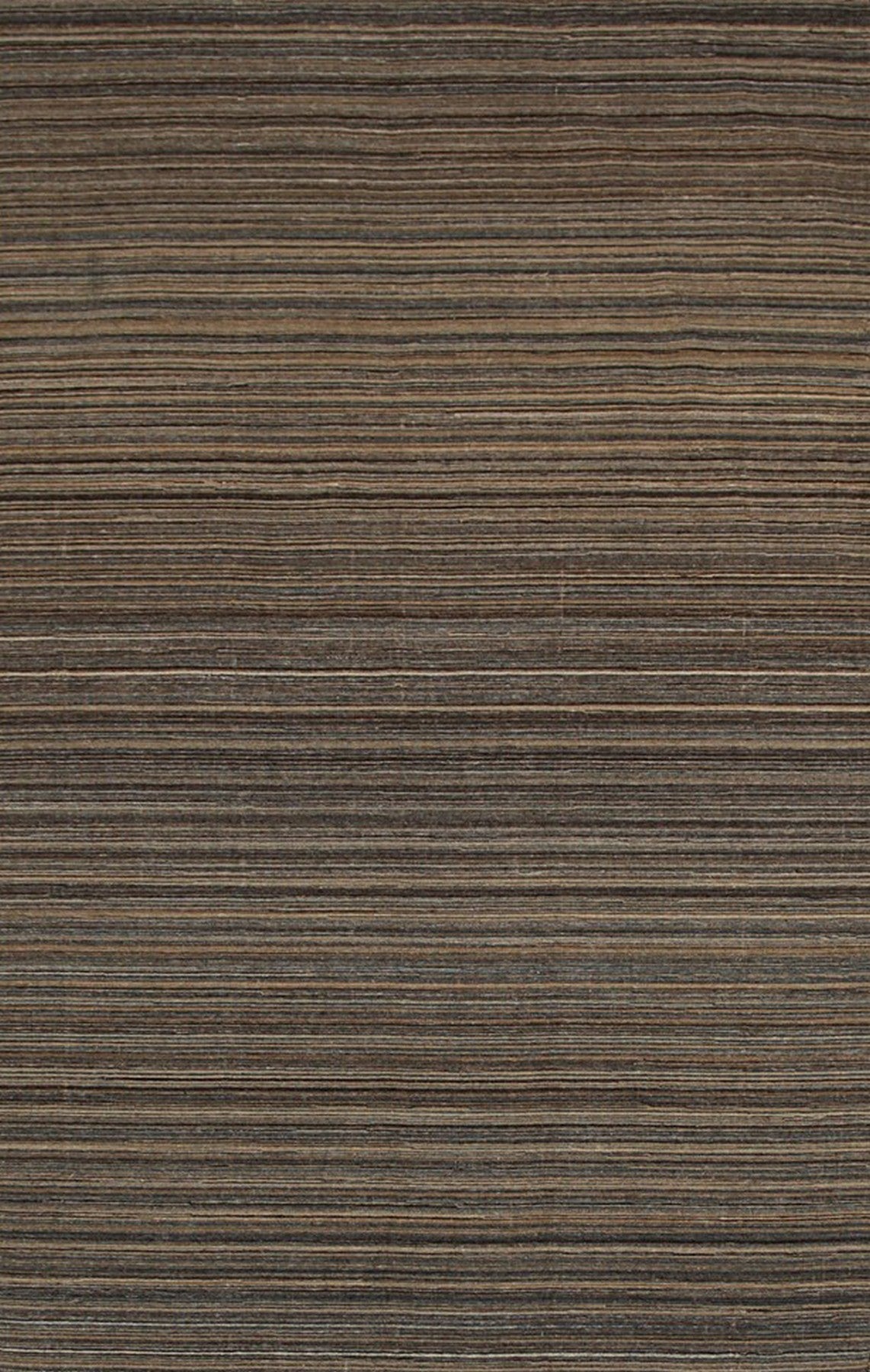 Isolated view of Artisan Striped Rust Handmade Rug, showcasing its striped design with warm rust tones and subtle variations in texture.