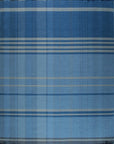 Isolated view showcasing the intricate design of Maya Opulent Blue Flatweave Wool Rug.